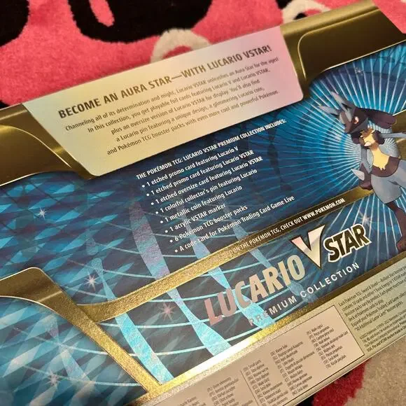 Pokmon TCG Lucario VSTAR Premium Collection  As Pictured
